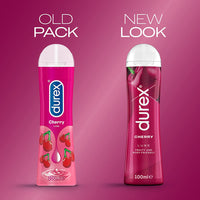 Durex Cherry Lube (Info 1 - old pack vs new look)