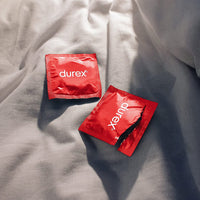 Durex Thin Feel XL Wide Fit Condoms (Lifestyle shot)