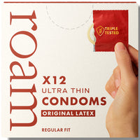 Roam Ultra Thin Condoms Original Latex (12 Pack)