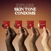 Roam Ultra Thin Condoms Skin Tone Dark Brown (Info 3 - explore skin tone condoms)
