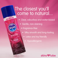 Skins Excite Tingling Sensation Water-Based Lubricant (Info 1 - the closest you'll come to natural...)