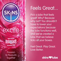 Skins Excite Tingling Sensation Water-Based Lubricant (Info 3 - feels great)
