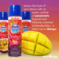 Skins Fruity Juicy Mango and Passionfruit Water-Based Lubricant (Info 1)