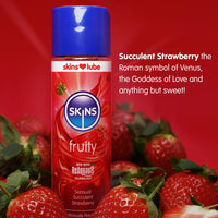Skins Fruity Sensual Succulent Strawberry Water-Based Lubricant (Lifestyle shot 2)