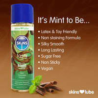 Skins Tasty Mint Chocolate Passion Water-Based Lubricant (Info 4 - it's mint to be)
