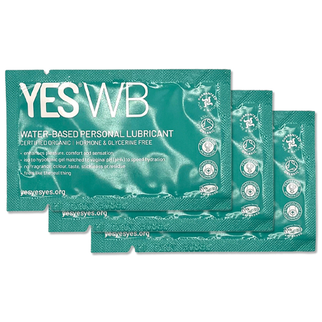 YES WB Water-Based Lubricant Sachet (7ml) | Condoms.uk