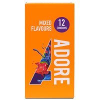 Adore Mixed Flavours Condoms (12 Pack)