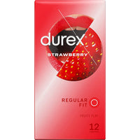 Durex Strawberry Condoms (12 Pack)