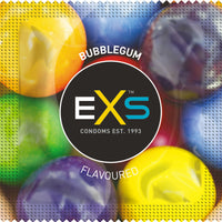 EXS Mixed Flavoured Condoms - Bubblegum (Foil)