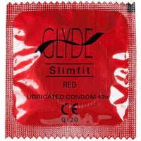 Glyde Slim Fit Red Condoms (Foil)