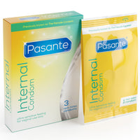 Pasante Internal Condoms (3 Pack with Foil)