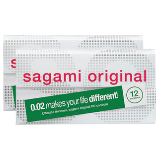 Sagami Original 0.02 Condoms (2x 12 Pack)