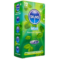 Skins Mint Condoms (12 Pack) - Angled Packaging 2