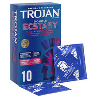 Trojan Double Ecstasy Condoms (10 Pack)