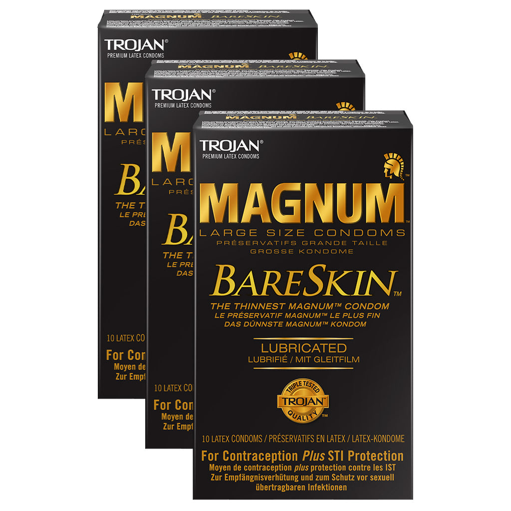 TROJAN MAGNUM XL Premium Latex Condoms – Leather64TEN