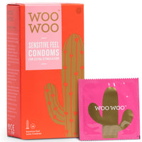 WooWoo Sensitive Feel Condoms (12 Pack with Foil)