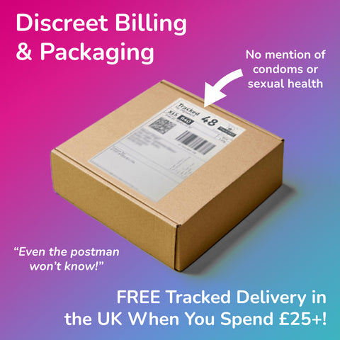 Discrete billing and packaging from condoms.uk