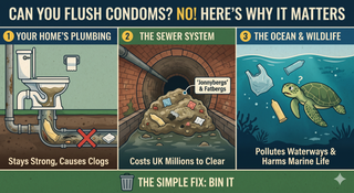 Can You Flush Condoms Down the Toilet No - and Here's Why It Matters