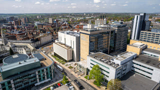 Leeds Becket University from the air
