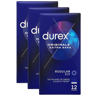 Durex Extra Safe Condoms (3x 12 Pack)