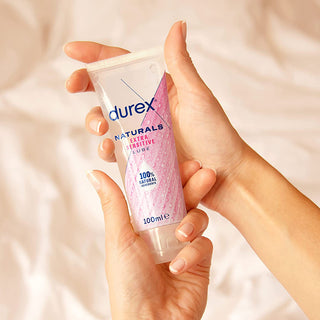 Durex Naturals Extra Sensitive Lube (Lifestyle shot)