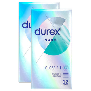 Durex Nude Close Fit Condoms (2x 12 Pack)