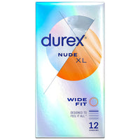 Durex Nude XL Wide Fit Condoms (12 Pack)