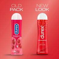 Durex Strawberry Lube (Info 1 - old pack vs new look)