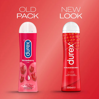 Durex Strawberry Lube (Info 1 - old pack vs new look)