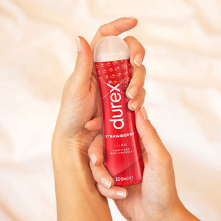 Durex Strawberry Lube (Lifestyle shot)