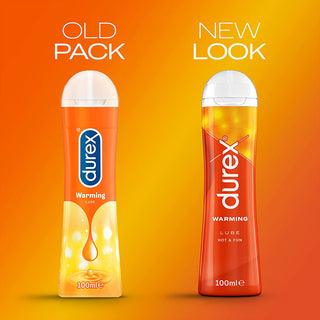 Durex Warming Lube (Info 1 - old pack vs new look)