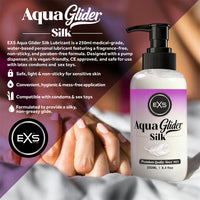 EXS Aqua Glider Silk Lube (250ml) - Info 1