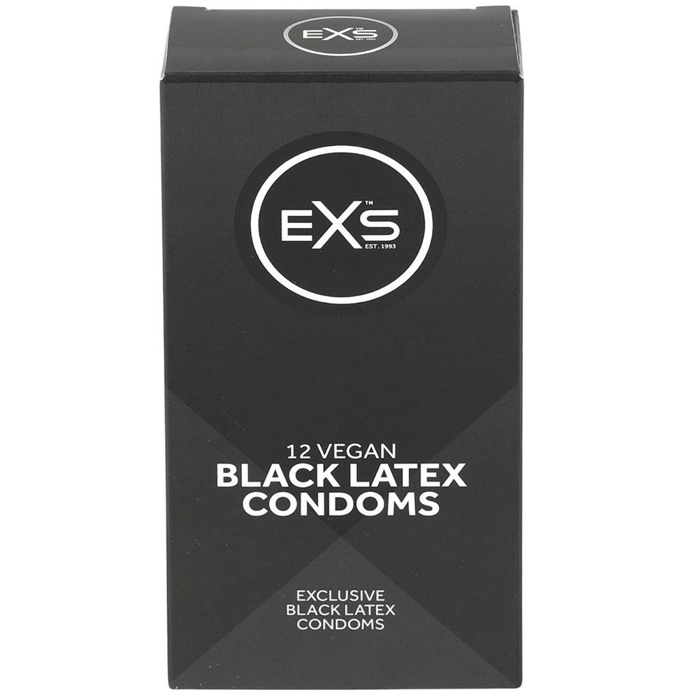 Condoms.uk | Free Delivery Over £25 | EXS Black Latex Condoms | Condoms.uk