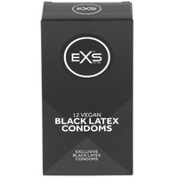 EXS Black Latex Condoms (12 Pack)