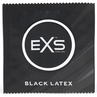 EXS Black Latex Condoms (Foil)