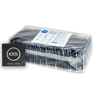 EXS Black Latex Condoms (100 Pack)