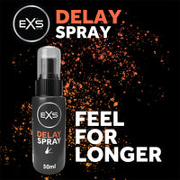 EXS Delay Spray (50ml) - Infographic