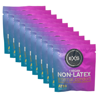 EXS Internal Non-Latex Condoms (Lace Loops x10)