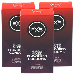 EXS Mixed Flavoured Condoms (36 Pack)