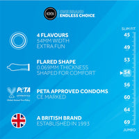 EXS Mixed Flavoured Condoms (Info)