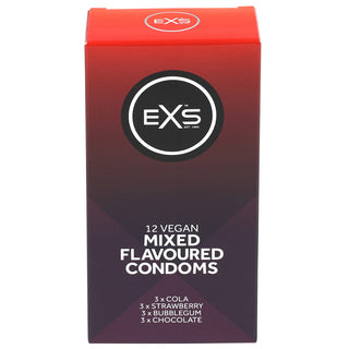 EXS Mixed Flavoured Condoms (12 Pack)