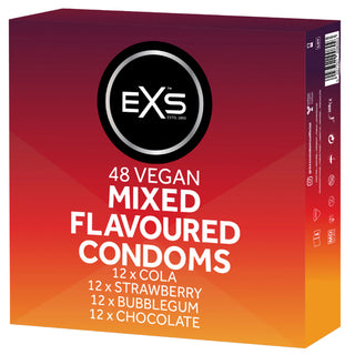 EXS Mixed Flavoured Condoms (48 Pack)