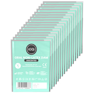 EXS Oral Non-Latex Unscented Dams [20 Dams]