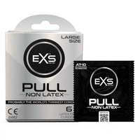 EXS Pull Large Size Non-Latex Condoms [6 Pack]