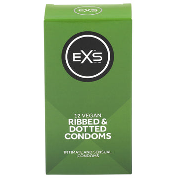 EXS Ribbed and Dotted Condoms (12 Pack)