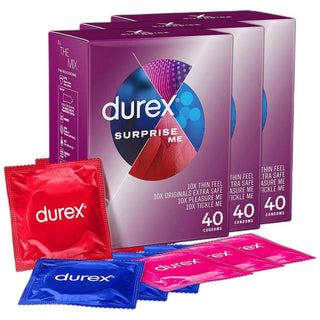 Durex Surprise Me Variety Pack (3x 40 Pack)