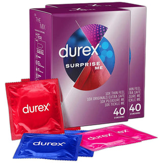 Durex Surprise Me Variety Pack (2x 40 Pack)