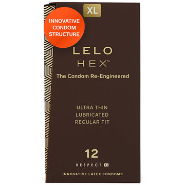 Lelo Hex Respect XL Condoms (12 Pack)