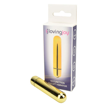 Loving Joy 10 Function Bullet Vibrator Gold