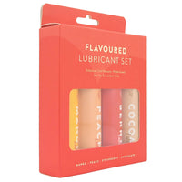 Loving Joy Flavoured Lubricant Set (4x 30ml) - Angled Packaging Shot 1